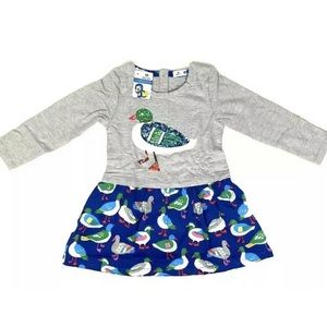 Little Bitty- Girls Duck Design Dress